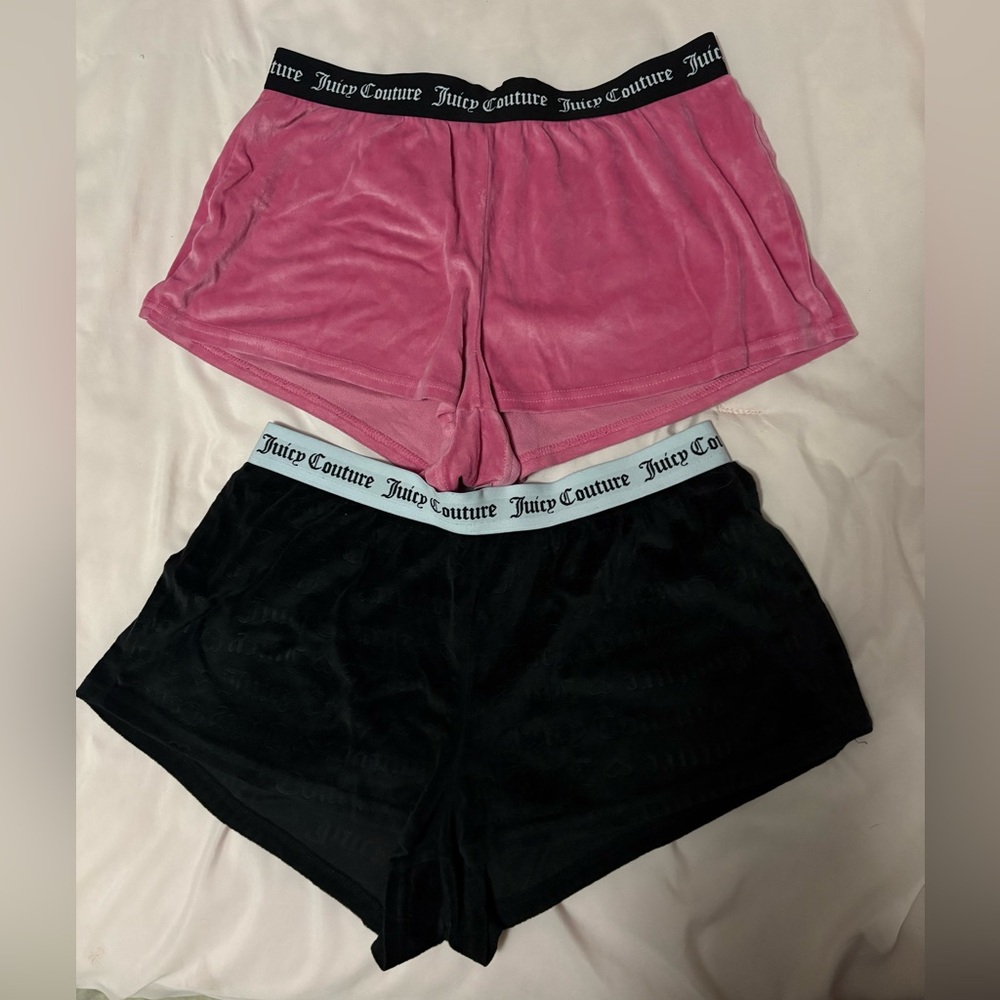 Juicy Couture Velour Shorts – 2 Pack – Size M